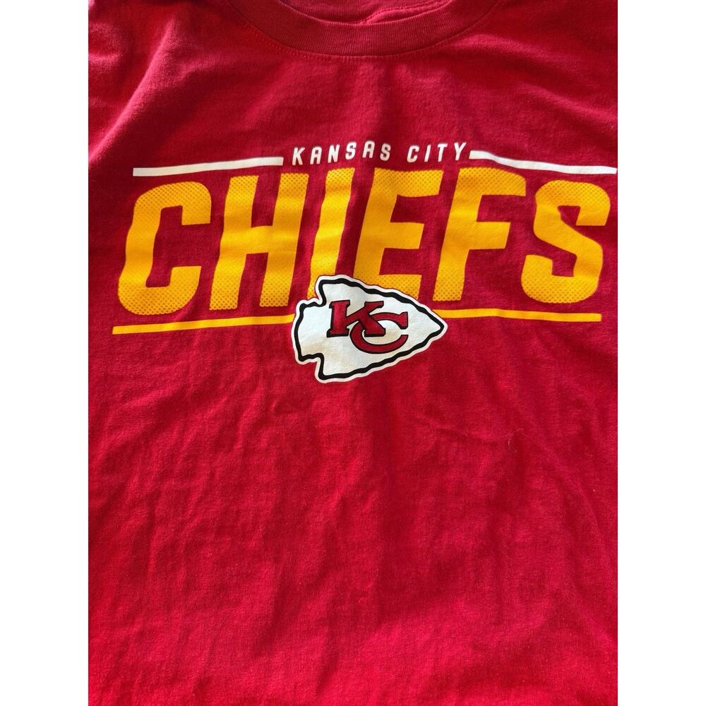 Nike Kansas City Chiefs NFL Football Shirt Red Yellow White Size M - Picture 3 of 5
